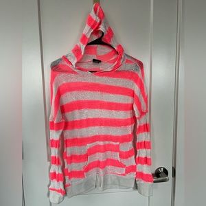 Mesh Sweater with hood